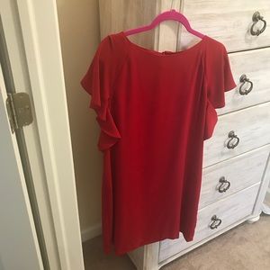 Red Dres with back opening